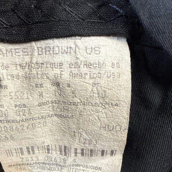 Hugo Boss Classic Dress Pants Mens 36x32 Virgin Wool Cuffed USA Made James Brown - Picture 8 of 10